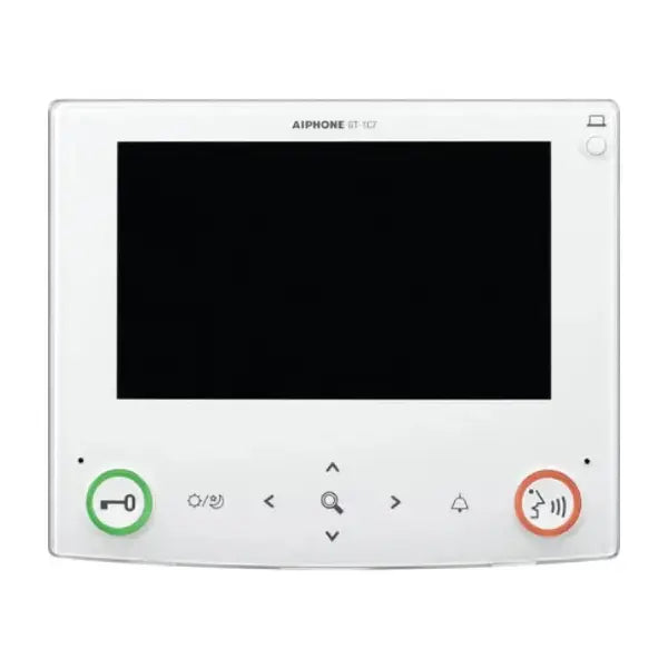 Aiphone GT Series 4 wire Intercom monitor, 7 inch LCD White Screen, APHGT-1C7