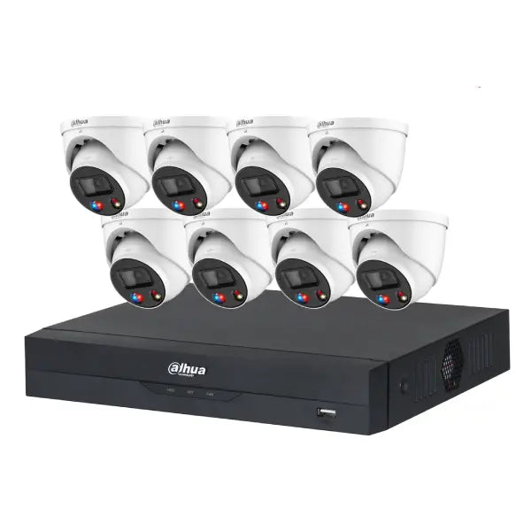 Dahua TIOC 6MP Surveillance Kit 8 Channel Kit, DH-K6088TIOC-CTC Security