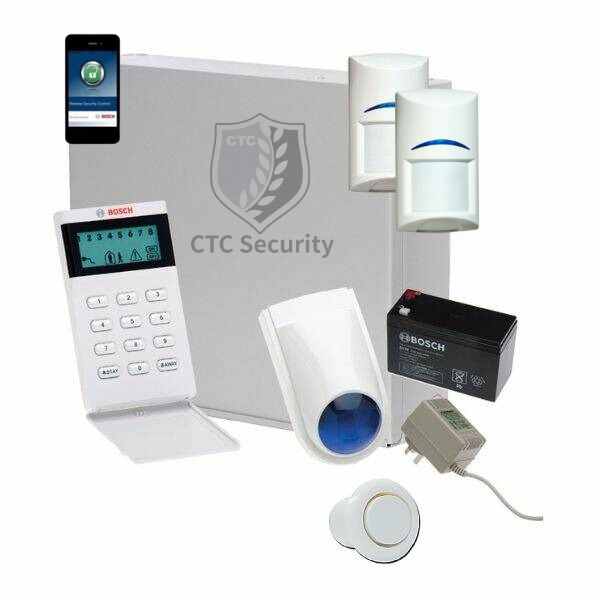 Bosch Solution 2000 Alarm System with 2 x Gen 2 Quad Detectors +Icon Code pad+ IP Module