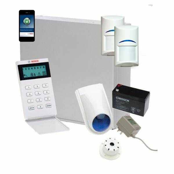 Bosch Solution 2000 Alarm System with 2 x PIR Detectors+ Icon Code pad+ IP Module