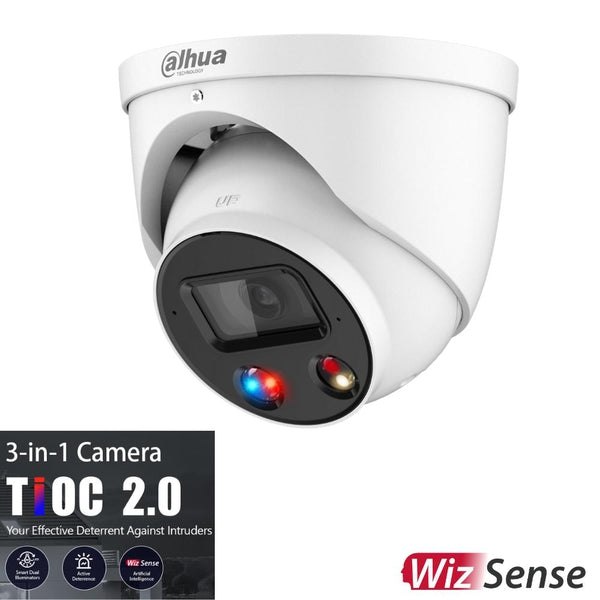 DAHUA 6MP TIOC 2.0 TURRET FIXED CAMERA, DH-IPC-HDW3649H-AS-PV-ANZ-Surveillance Camera-Dahua-CTC Communications